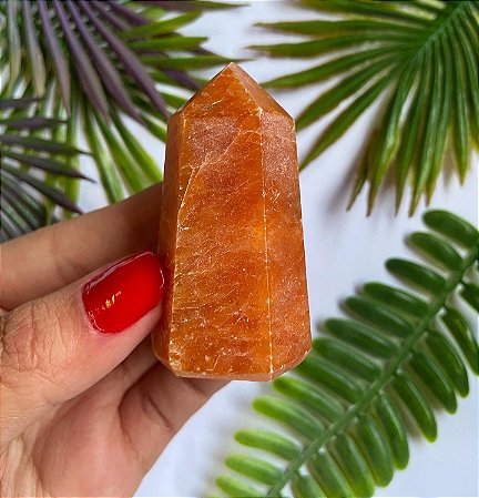 Ponta de Calcita Laranja