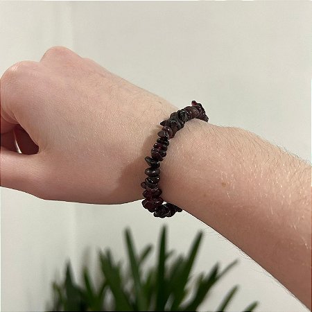 Pulseira Cascalho de Granada