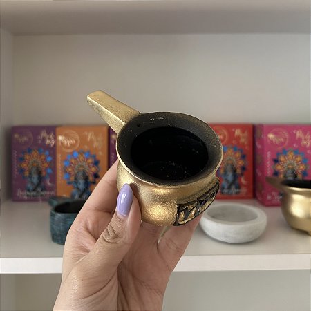 Panelinha Dourada defumadora de ambiente