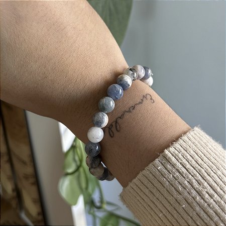 Pulseira de Sodalita polida