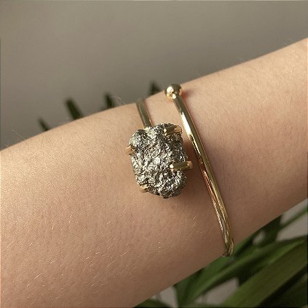 Bracelete regulável de Pirita