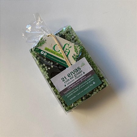 Sabonete Artesanal Ofá 21 Ervas com Sal grosso