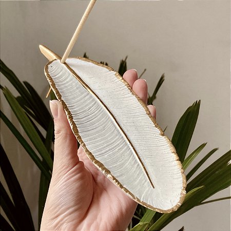 Incensário Pena Branco