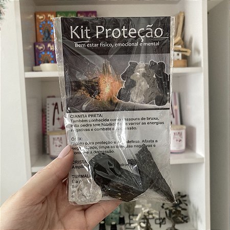 Kit de cristais para proteção