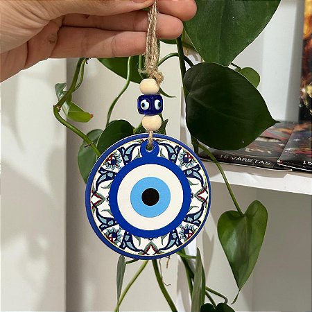 Mandala Porcelana Olho Grego P