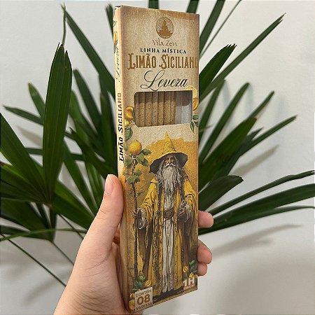 Incenso Vila Zen Linha Mística Limão Siciliano