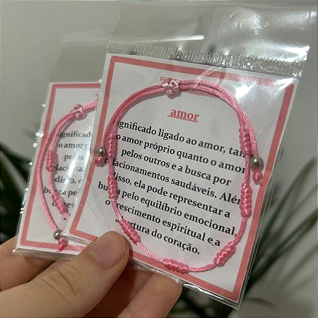 Pulseira Sete Nós Amor