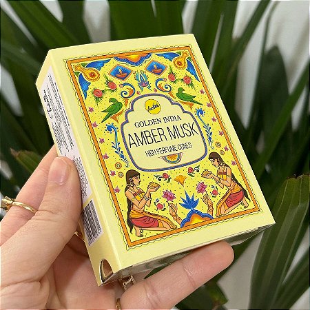 Incenso Cone de Amber Musk