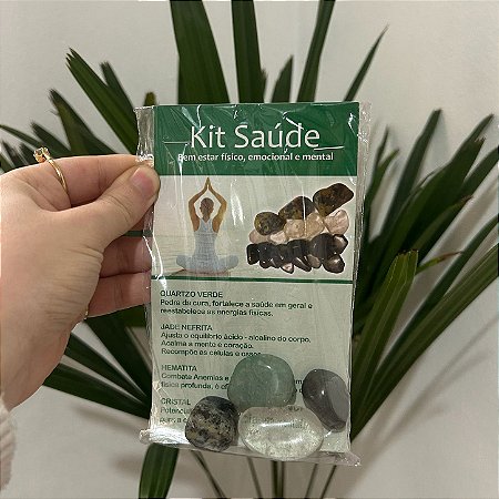 Kit de cristais para saúde