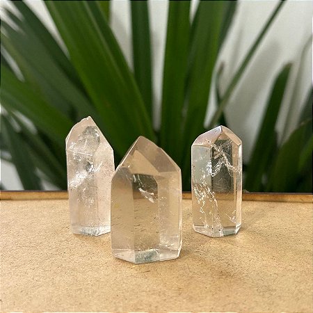 Mini Ponta de Quartzo Cristal
