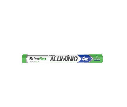 PAPEL ALUMÍNIO 30CM X 100M BF50002 UNIDADE BRICOFLEX - Simão Distribuidora  - Utensílios para Cozinha Industrial