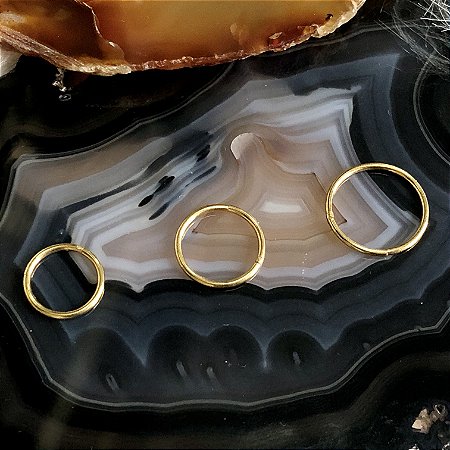 Piercing Segmento Articulado PVD Dourado