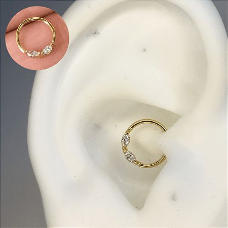 Piercing Orelha Daith Septo Argola 5 ZC Chamativa