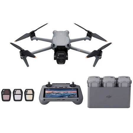 Kit Drone DJI Air 3S Fly More Combo (Com tela) BR - DJI056