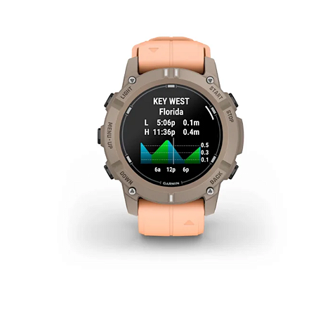 Monitor Cardíaco de Pulso com GPS Garmin Descent G2 Rosa, WW