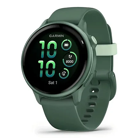 Monitor Cardíaco GPS Garmin Relógio Vivoactive 6 Jasper com pulseira Verde Jasper