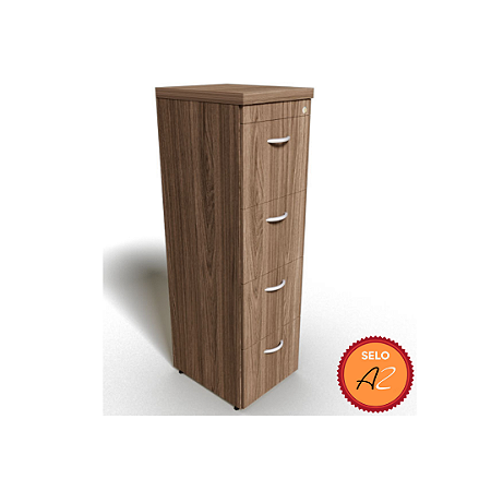 Arquivo 4 gavetas Bella linea Linha Tamburato 40mml