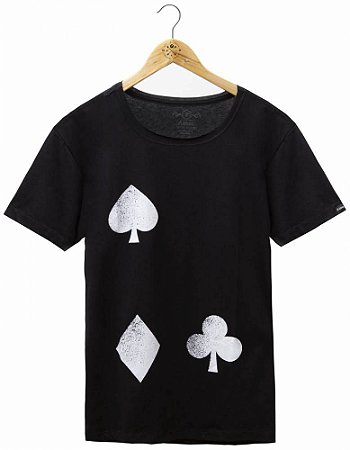 Camiseta Coração De Jogador Black