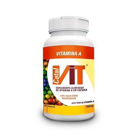 Vitamina A - Suplemento Vitamínico 90 Cáps.