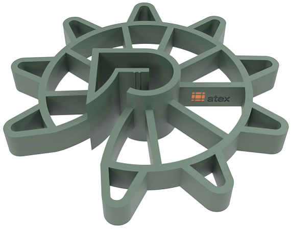 Espaçador Circular - Cobrimento 30mm - Aço até 12,5mm