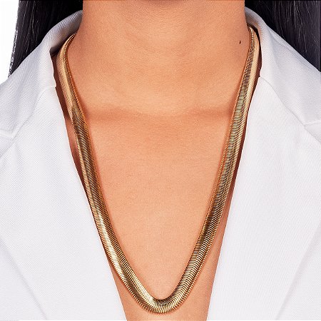 Colar Riviera Malha Snake