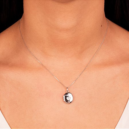 Colar Relicário Família