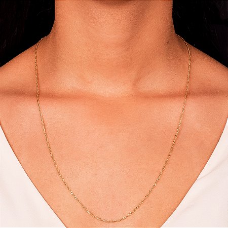 Colar Singapura Dourado