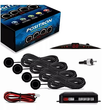 SENSOR DE ESTACIONAMENTO POSITRON PRETO