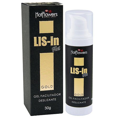 Lis-In Gold Gel Dessensibilizante Anal 30g: Conforto e Prazer com Efeito Suavizante