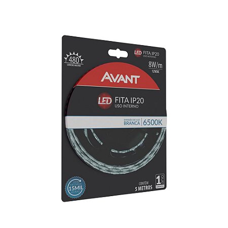 Fita Avant Led IP20 8W 5M 6500K