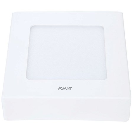 Painel Led Avant Pop Sobrepor Quadrado 6W 6500K
