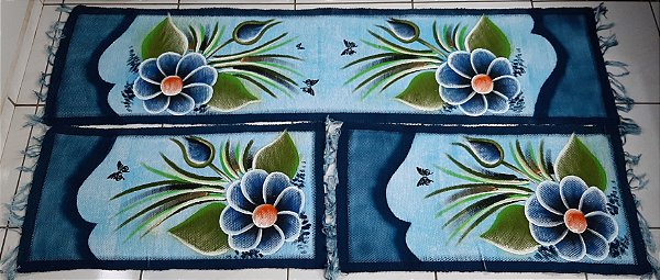 Tapetes pintados a mão para cozinha Clearance