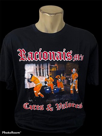 Camiseta Racionais Mc's Cores & Valores 100% Algodão da marca HCD -  CultStore Tribos | Camisetas - Bonés - Moletons - Geek - Filmes