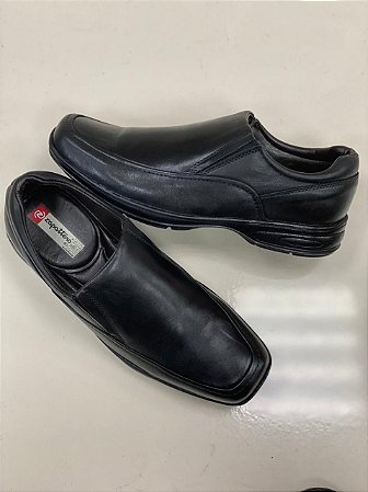 Sapato Zapattero COURO Linha Comfort - Preto - BABI CALÇADOS - Uma loja  para toda família!!!