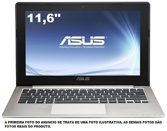 Notebook Asus X202e Core I3 120Gb Ssd 4gb HDMI Tela Touch