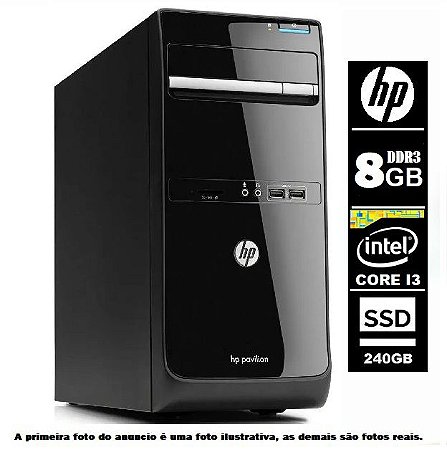 Computador Hp pro 3410 Core I5 8gb Ddr3 240Ssd Hdmi / Wifi