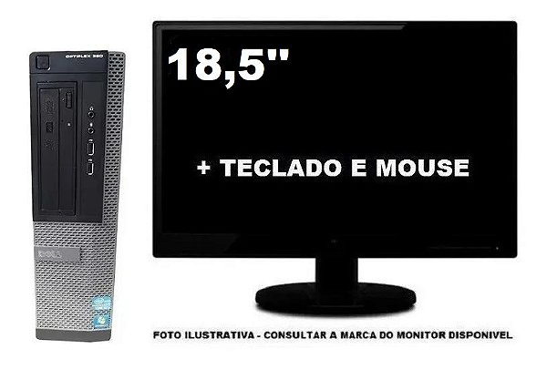 Computador Dell Optiplex 390 Intel I5 8gb 240ssd - Semi Novo