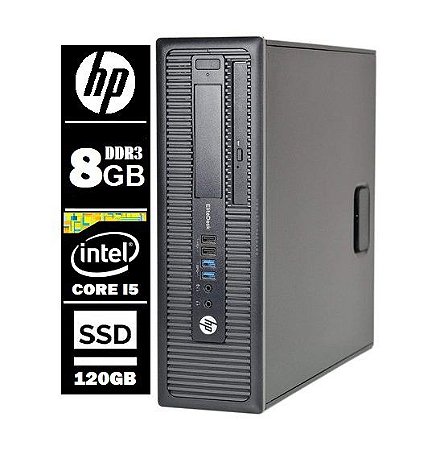 Computador HP Prodesk 600 G1 Core I5 4590 8gb 120SSD