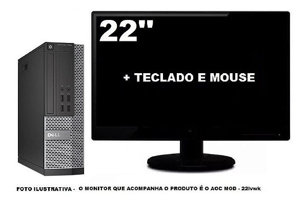 Computador Dell Optiplex 9010 Core I5 8gb 240Gb Ssd Mini Sff