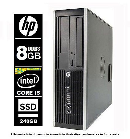 Computador Hp 8200 Core I5 8gb 240ssd - Seminovo