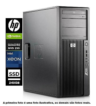 Workstation Hp Z200 Xeon W3470 8gb 240gb Ssd