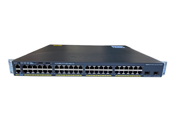 Switch Cisco C2960XR 48 Porta Gigabit Poe + 2P 10g -SemiNovo