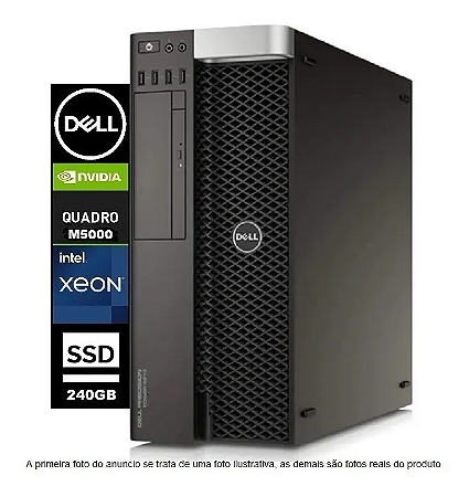 Dell Precision 5810 Xeon E5-1650 V4 64gb 2TB SSD 240