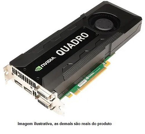 Placa Vídeo Nvidia Quadro K5000 4gb Gddr5 Semi Nova