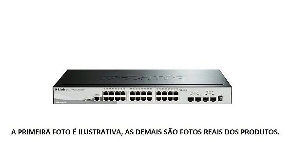 Switch Dlink DGS-1510-28P 24p Gigabit Poe + 2 Portas 10g Spf