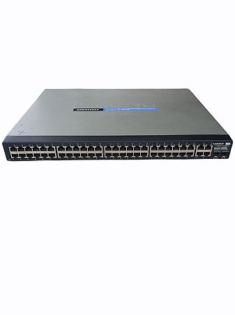 Switch Cisco Linksys SRW248G4P 48 Portas 10/100 Poe