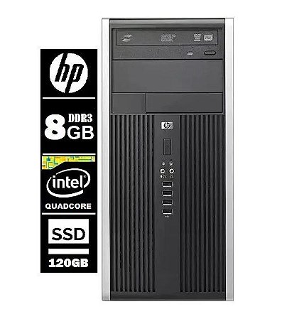 Computador Hp QUADCORE 8gb Ddr3 120gb Ssd - Seminovo