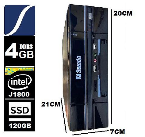 Mini Pc PDV Sweda SP20 Intel DualCore 4gb 120SSD SEMI-NOVO