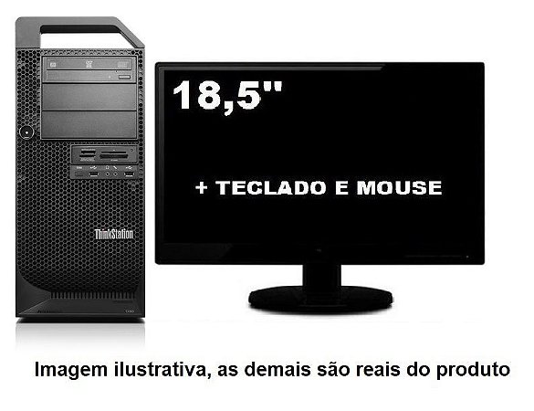 Workstation Lenovo D30 2 Xeon Octacore 32gb HD 2Tb + SSD 240