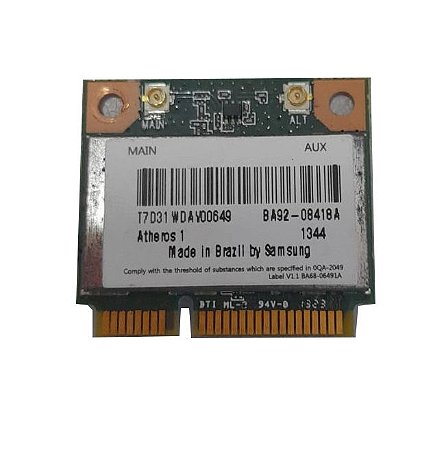 Placa Wireless Notebook Samsung Ativ Book NP270E4E